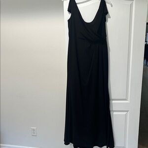 White by Vera Wang Elegant Black Evening Gown